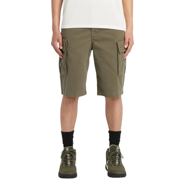 Bermuda cargo Uomo in Verde modello frontale
