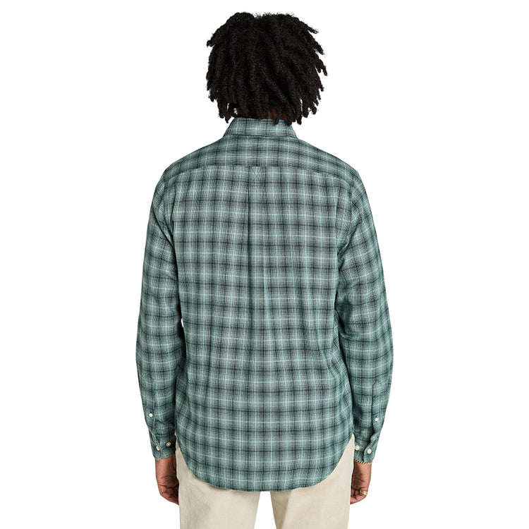 Camicia Uomo Solucell Plaid a quadri Verde modello retro