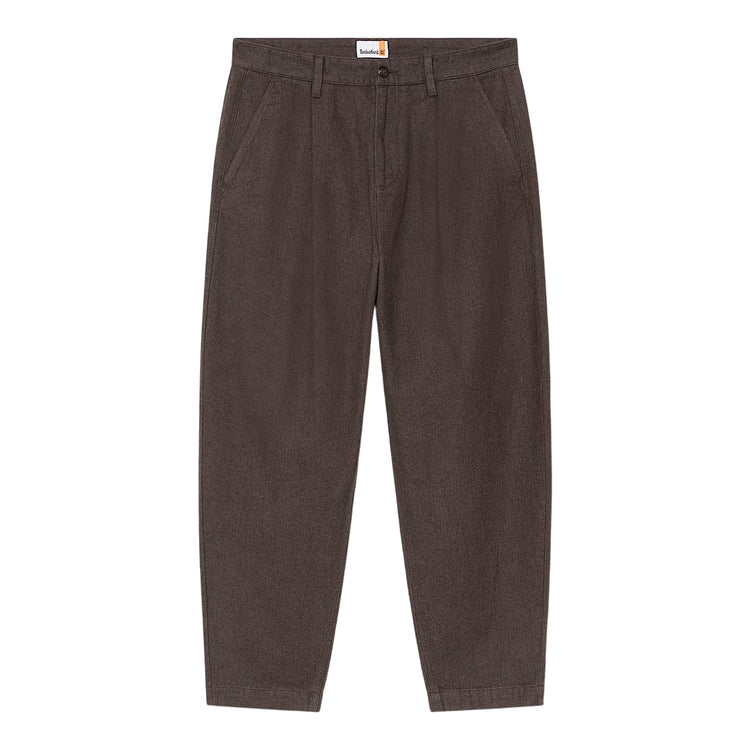 Pantaloni Chino Uomo Herringbone Claremont Marrone