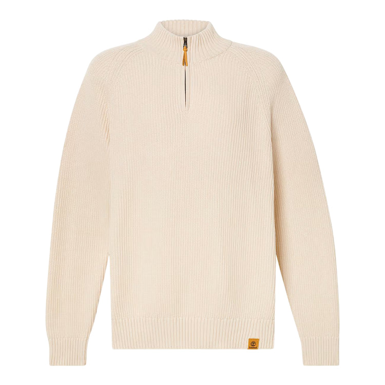 Maglione Uomo con zip a 1/4 Williams River Beige