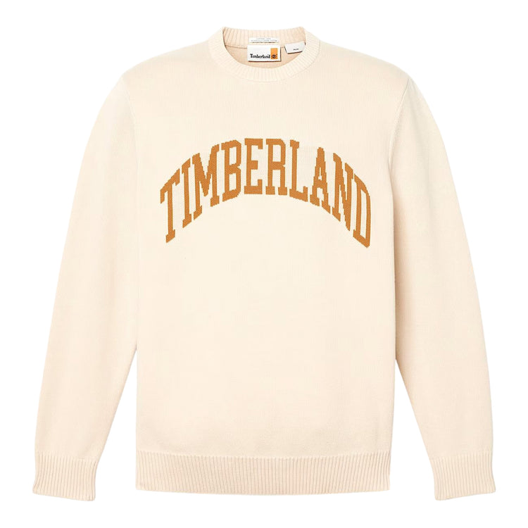 Maglione Uomo con Grafica Timberland Beige