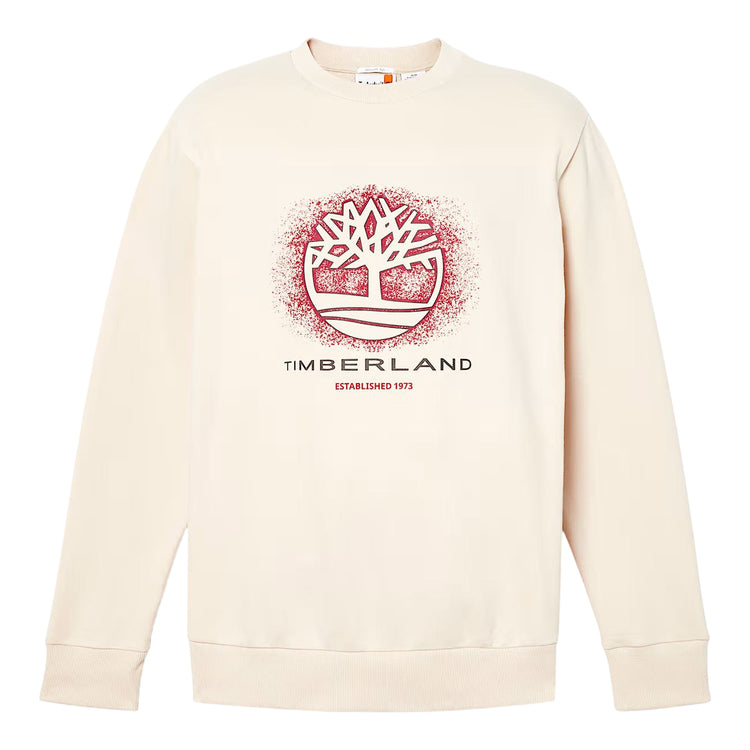 Felpa Uomo con motivo grafico stagionale Beige