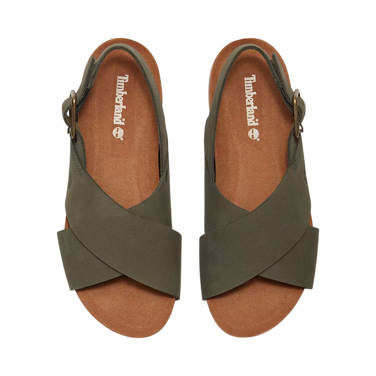 Sandalo Donna con cinturino Malibu Waves Basic Verde