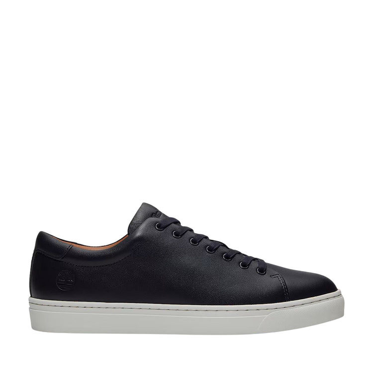 Sneaker da uomo in pelle nera