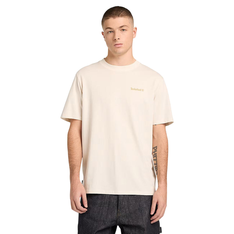 T-shirt con stampa da uomo in bianco