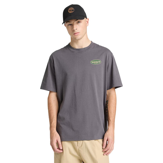 TIMBERLAND T-Shirt Grafica Gas Station Grigia Uomo