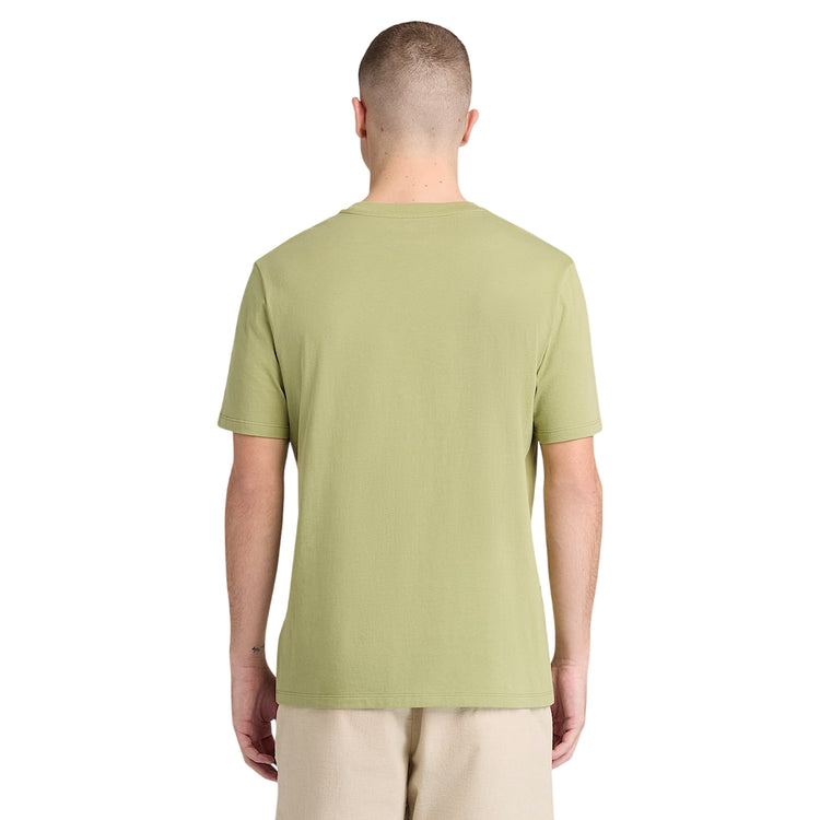 T-shirt da Uomo verde chiaro con logo centrale