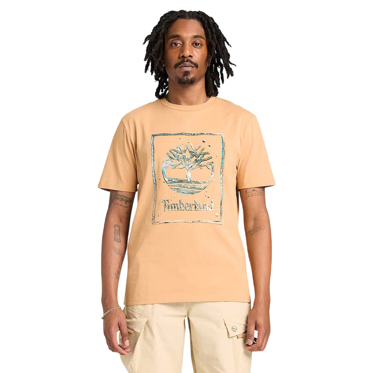 T-shirt Uomo Water Stack Logo Short Sleeve