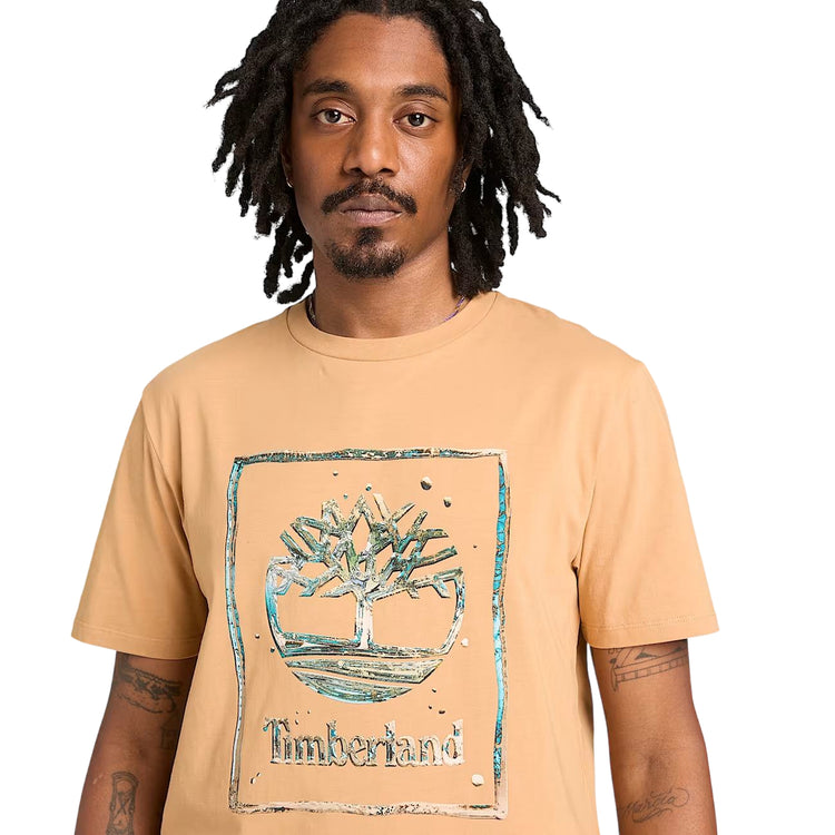 T-shirt Uomo Water Stack Logo Short Sleeve