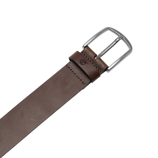 Cintura Uomo in pelle Bluff Point in marrone scuro