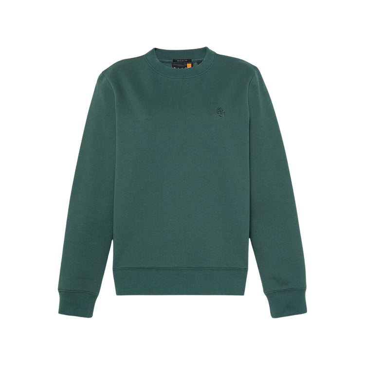 Felpa Donna con rovescio spazzolato Exter River Verde scuro