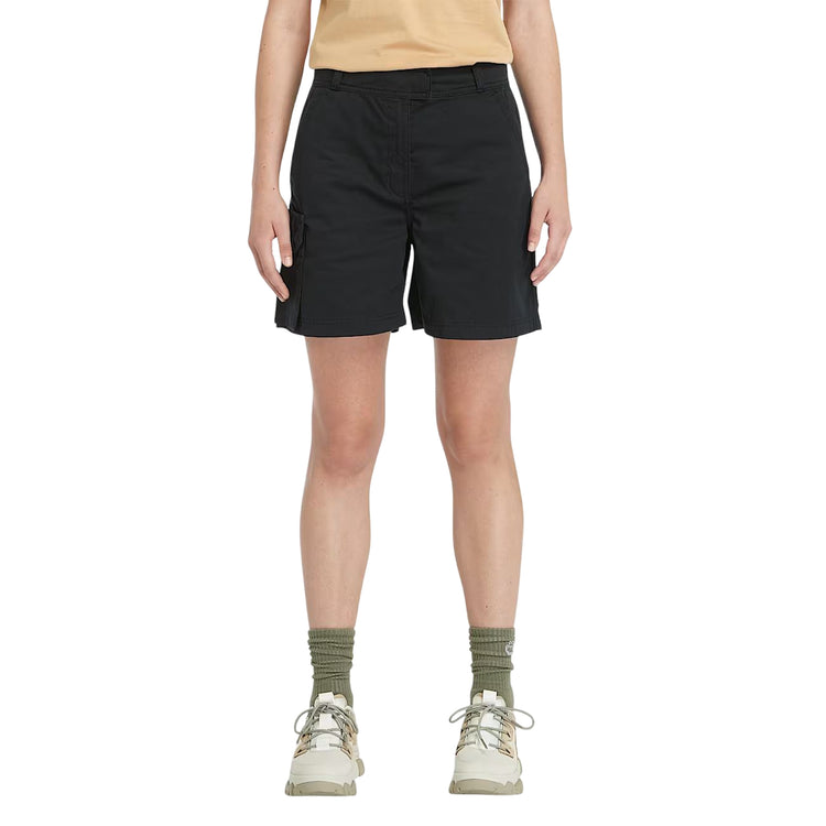 Shorts Cargo da donna Brookline Utility Nero modella frontale