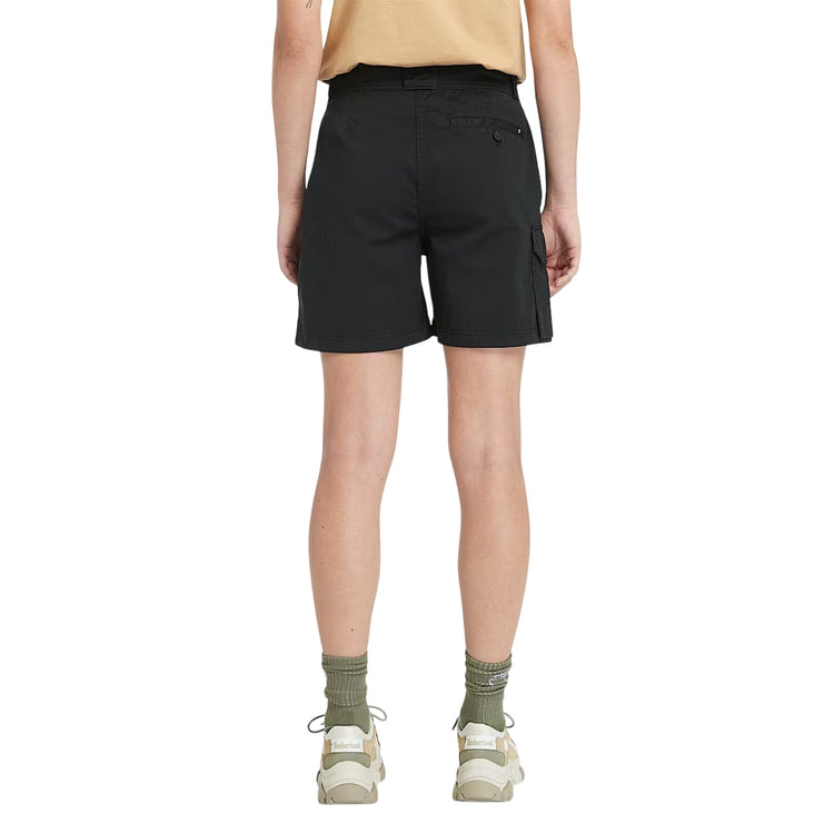 Shorts Cargo da donna Brookline Utility Nero modella retro