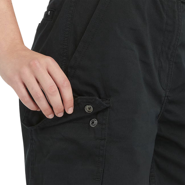 Shorts Cargo da donna Brookline Utility Nero dettaglio