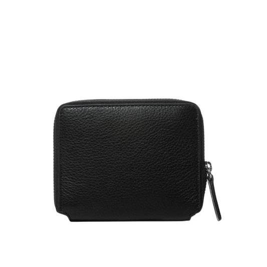 Portafoglio Donna Squadrato Nero retro