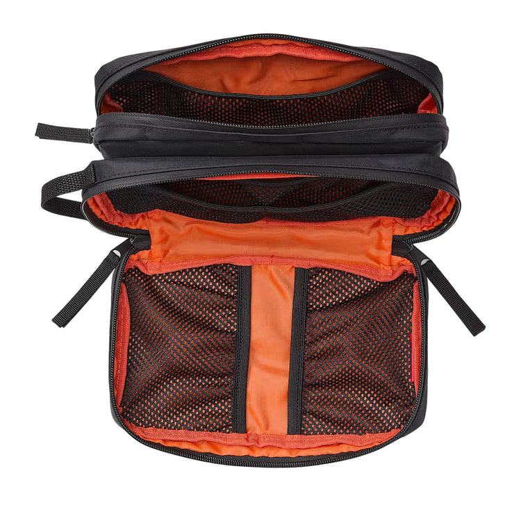 Pochette da viaggio nero con diversi scomparti interno