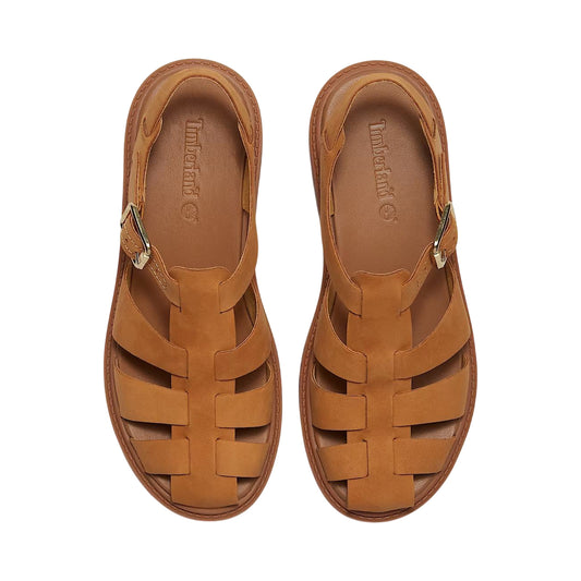 Sandalo Fisherman Donna con plateau Stone Street Giallo
