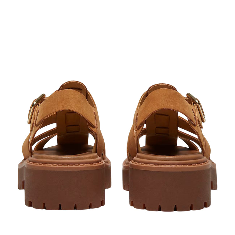 Sandalo Fisherman Donna con plateau Stone Street Giallo retro