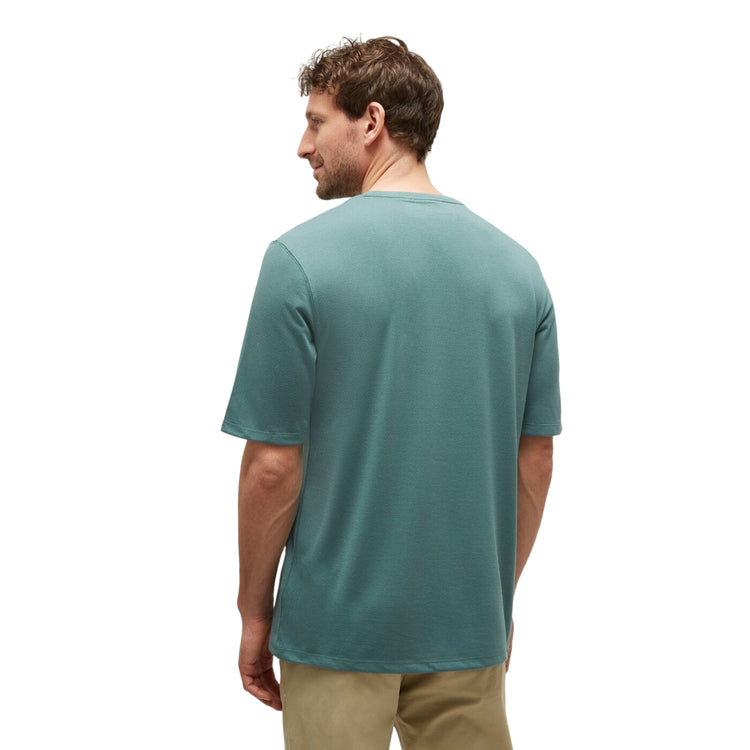 T-shirt Uomo in Grigio con logo lettering frontale