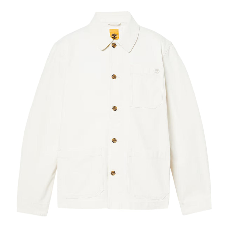 Giacca Uomo Chore in tela effetto lavato Kempshire Bianco