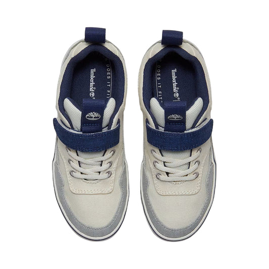 Sneakers Junior con velcro Stone Jump Beige