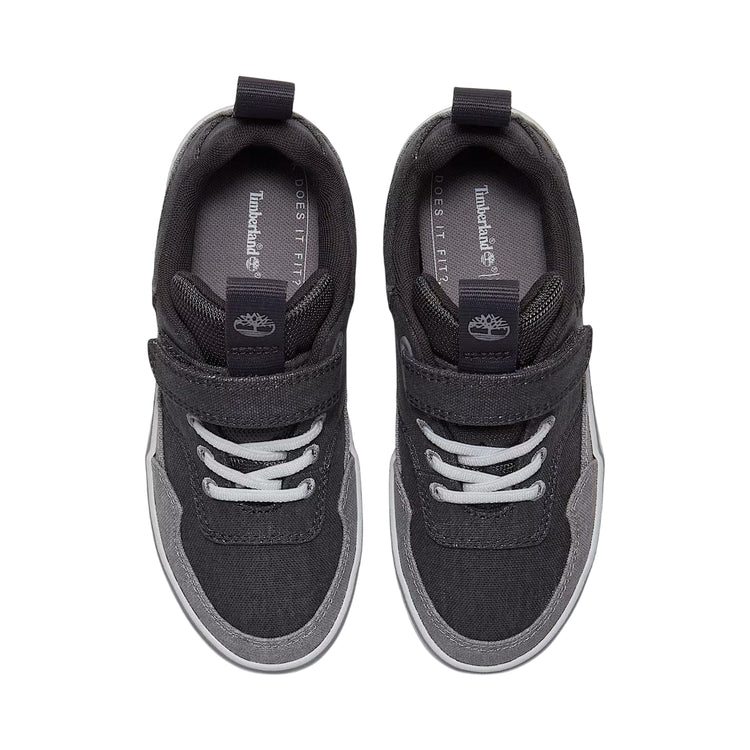 Sneakers Junior con velcro Stone Jump Grigio scuro