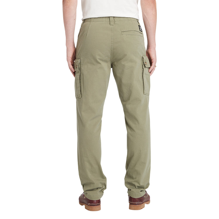 Pantaloni Cargo Uomo in Twill Brookline Marrone Chiaro
