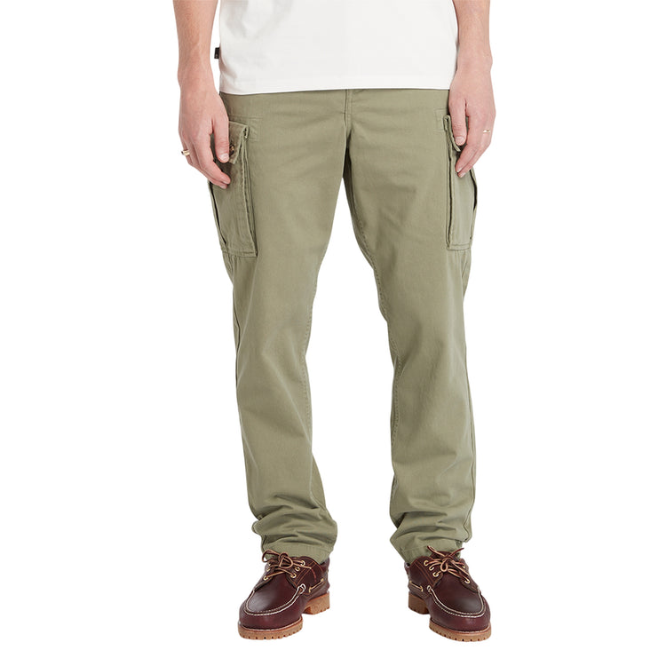 Pantaloni Cargo Uomo in Twill Brookline Marrone Chiaro