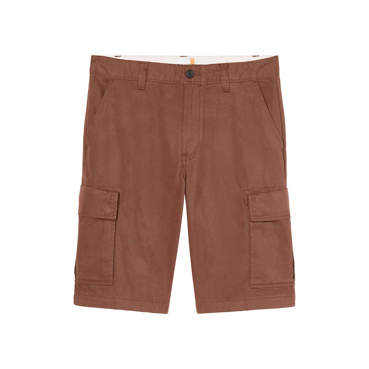 Shorts Cargo da Uomo in Twill Brookline Marrone