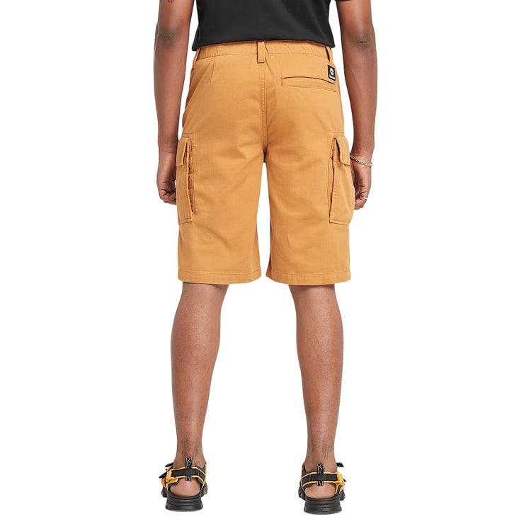 Shorts Cargo da Uomo in Twill Brookline Giallo modello retro