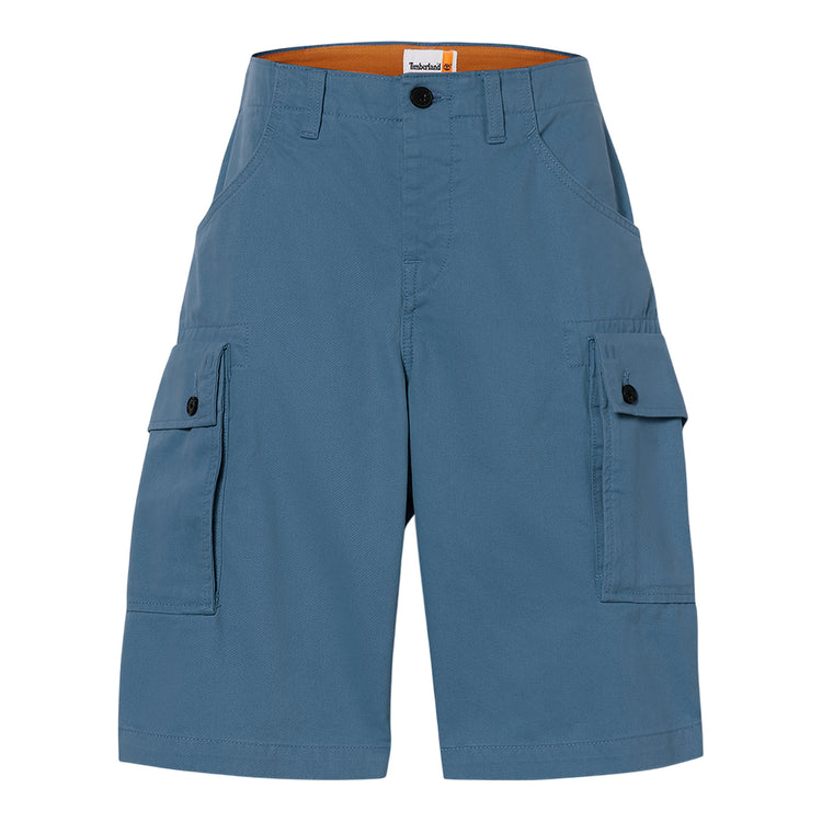 Shorts Cargo da Uomo in Twill Brookline Blu chiaro