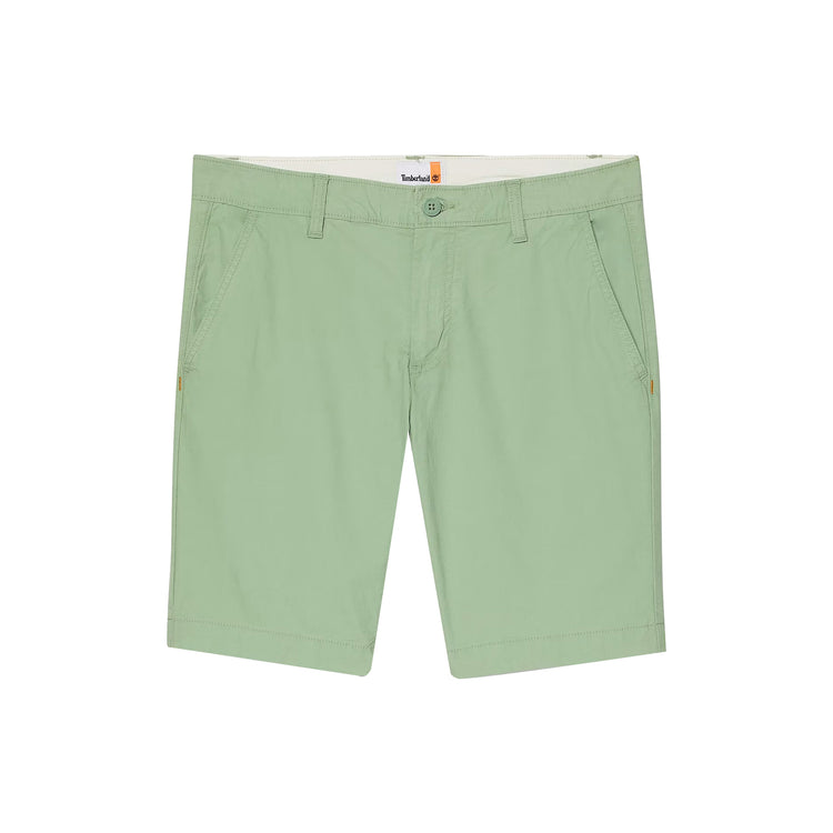 Shorts Uomo Chino in Popeline Claremont Verde chiaro