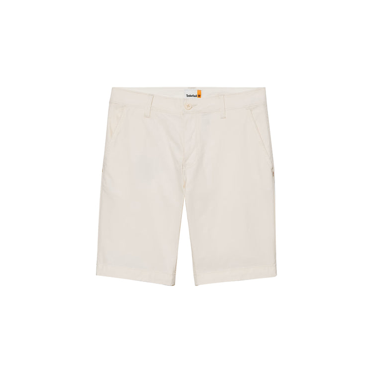 Shorts Uomo Chino in Popeline Claremont Beige chiaro