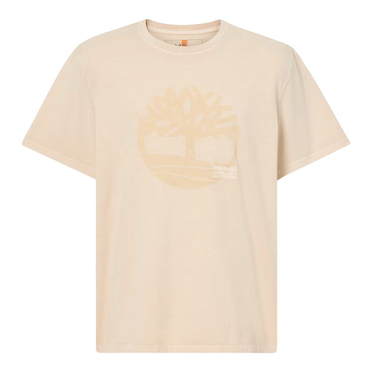 TIMBERLAND T-shirt da Uomo con logo beige
