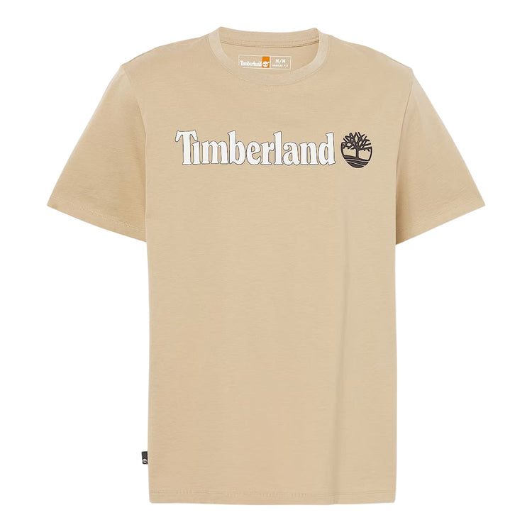 T-shirt Uomo Con Logo Lineare Kennebec River Beige