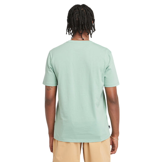 T-shirt Uomo Con Logo Lineare Kennebec River Verde