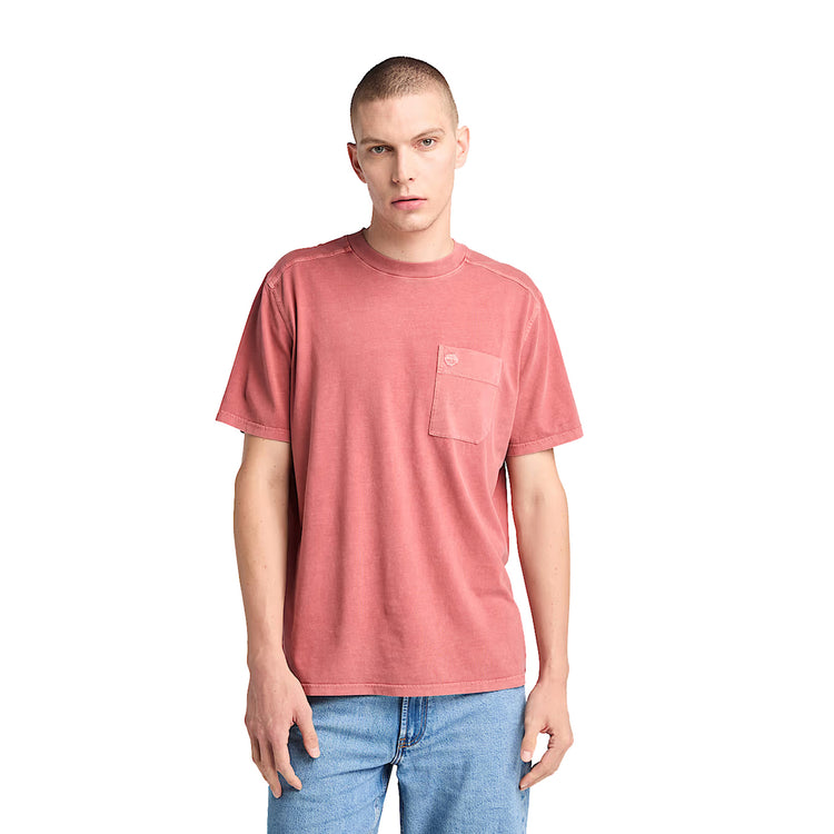 T-shirt Uomo Merrymack River Rosso modello frontale