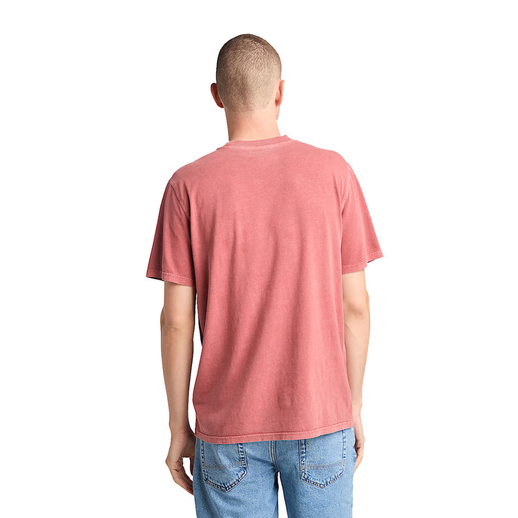 T-shirt Uomo Merrymack River Rosso modello retro