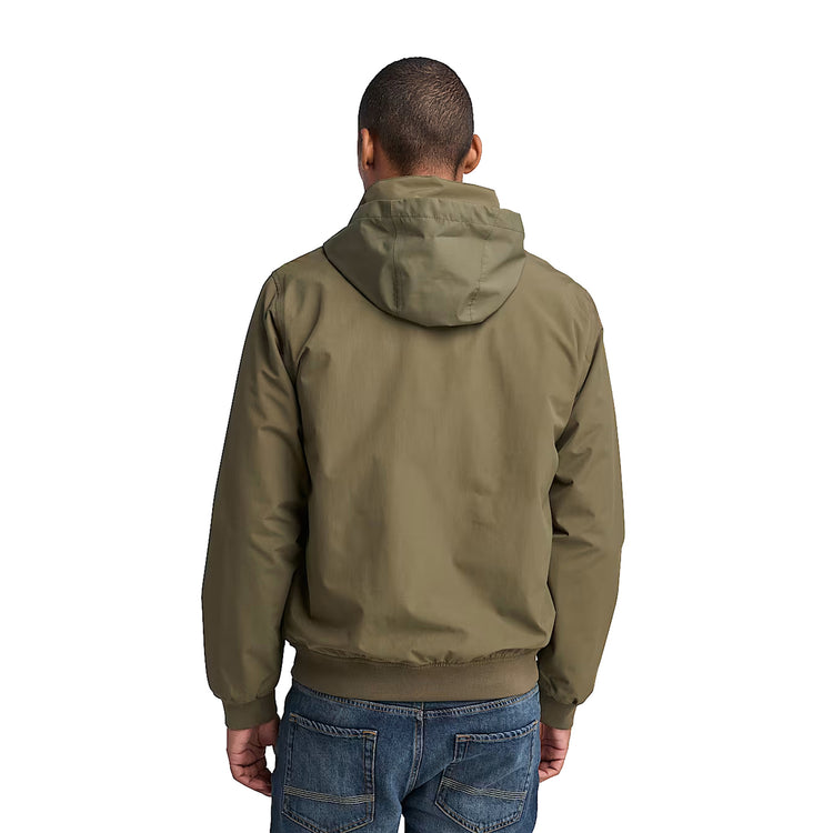 Green Men's Waterproof Bomber Jacket