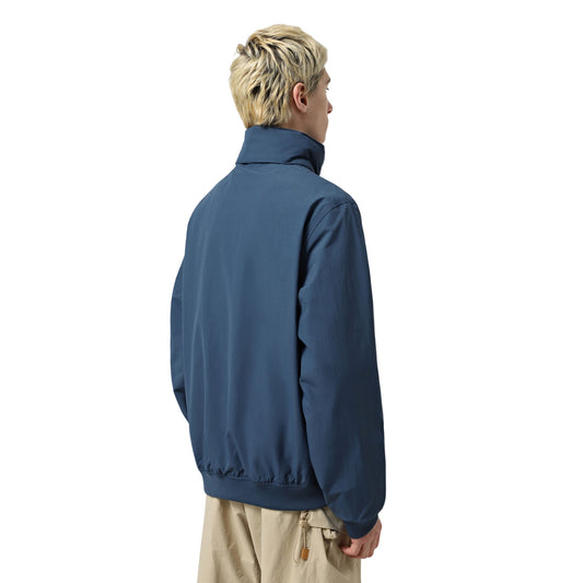 Giacca Bomber Impermeabile da Uomo blu modello retro