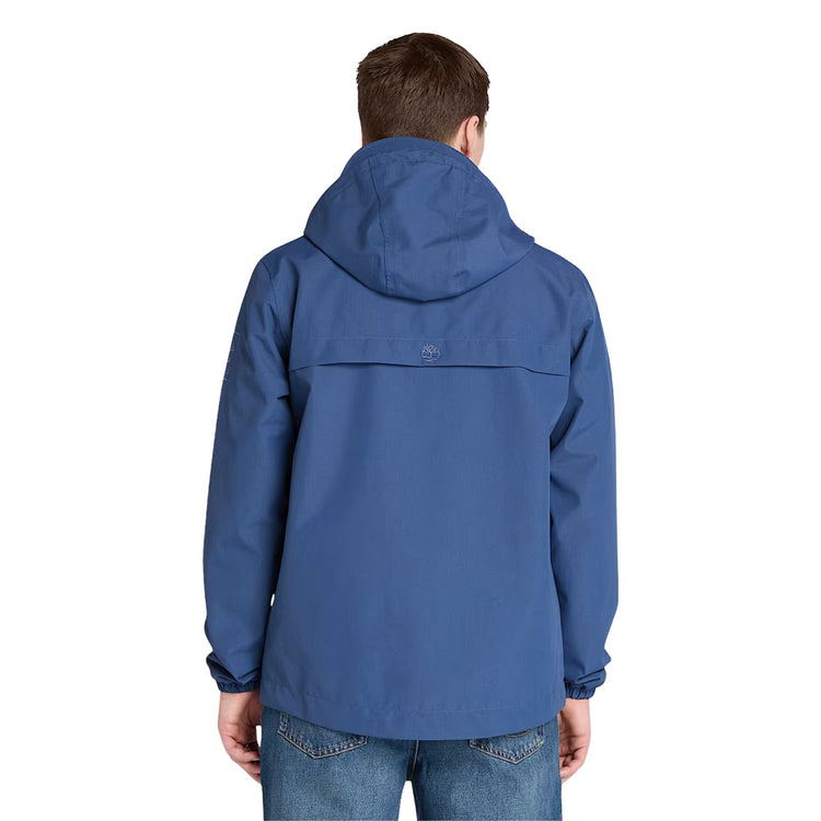 Giacca Uomo impermeabile Benton Blu modello retro