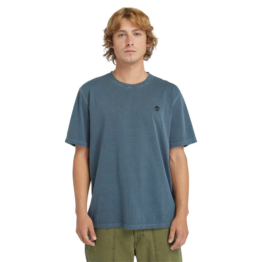 T-shirt Uomo Dunstan River Blu modello frontale