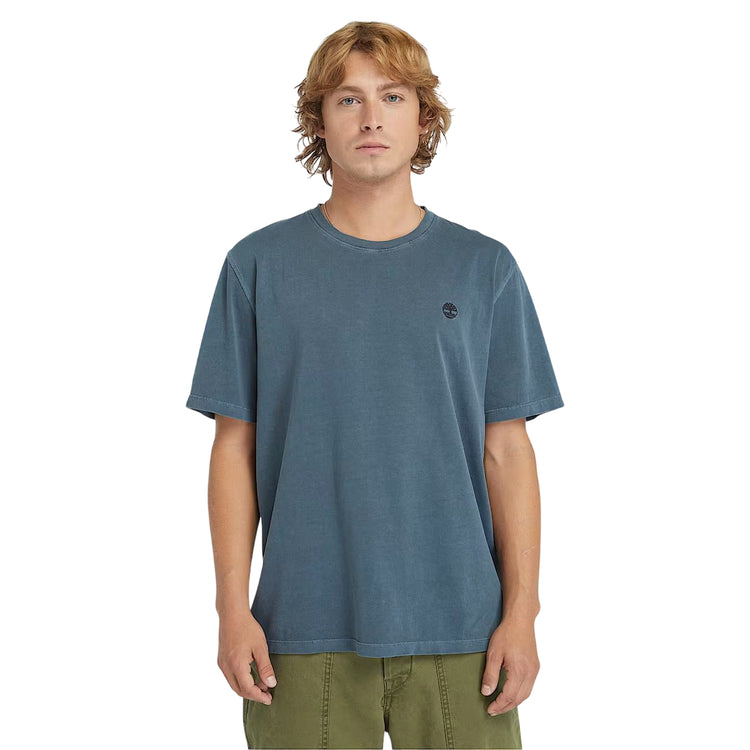 T-shirt Uomo Dunstan River Blu modello frontale