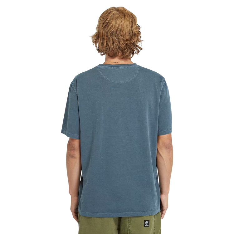 T-shirt Uomo Dunstan River Blu modello retro