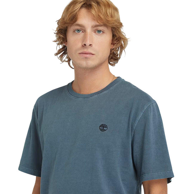 T-shirt Uomo Dunstan River Blu modello frontale ravvicinato