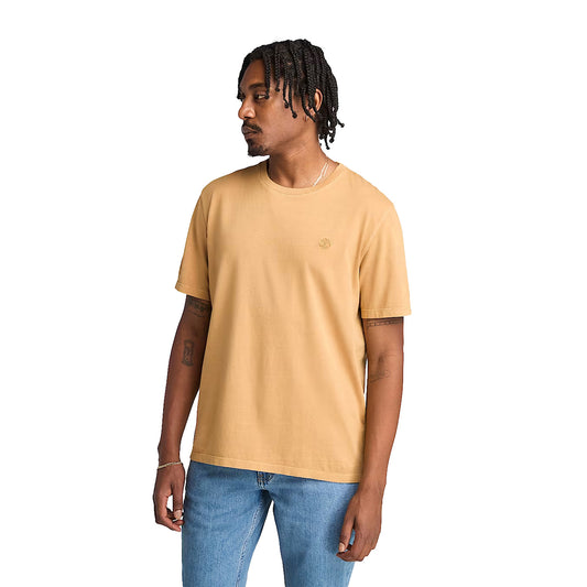 T-shirt Uomo Dunstan River Giallo modello frontale