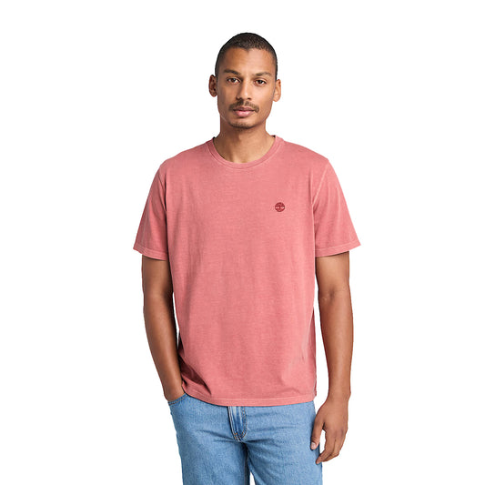 T-shirt Uomo Dunstan River Rosso modello frontale