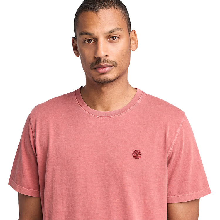T-shirt Uomo Dunstan River Rosso modello frontale ravvicinato