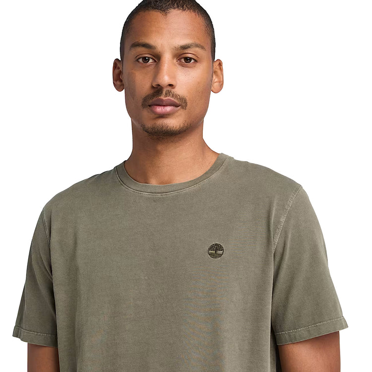 T-shirt Uomo Dunstan River Verde modello frontale ravvicinato