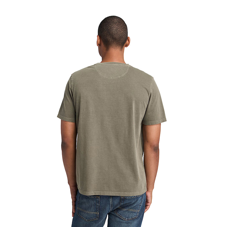 T-shirt Uomo Dunstan River Verde modello retro